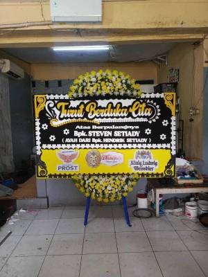 Papan Bunga di Rawamekar Blanakan