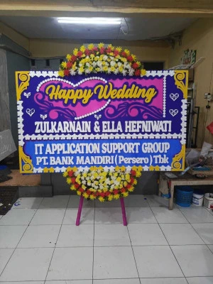 Papan Bunga di Rawamekar Blanakan